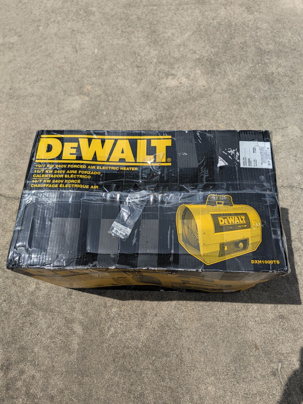 DeWalt forced air heater box - photo 2
